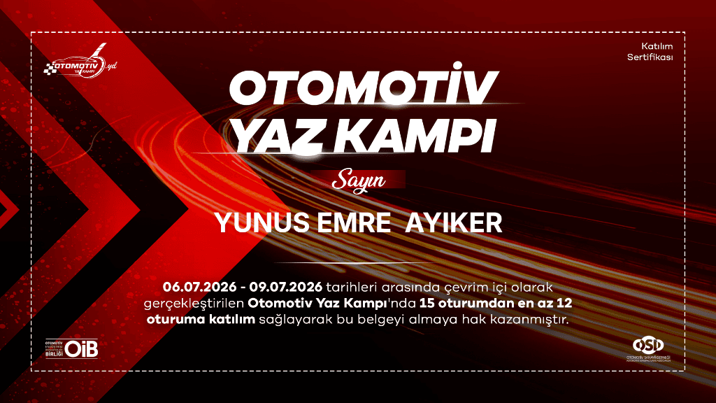 Otomotiv Yaz Kampı
